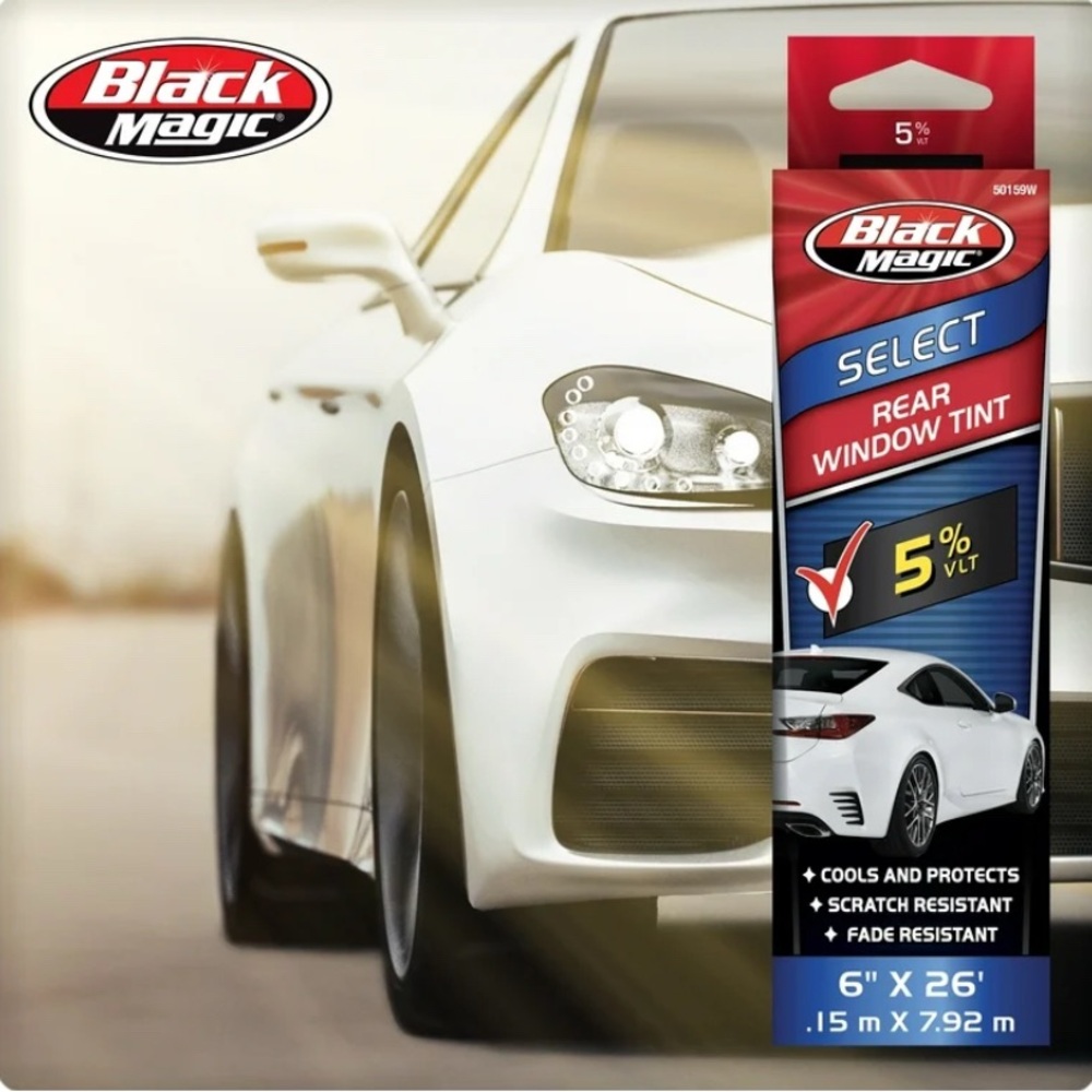 Rear Window Tint - 5% VLT, Black